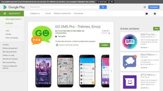 
                            1. GO SMS Pro - Thèmes, Emoji – Applications sur Google Play