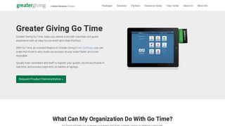 
                            3. Go Time - Greater Giving