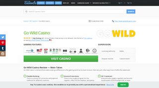 
                            6. Go Wild Casino: Mobile Availability, Review Of Services - Keytocasino