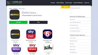 
                            3. Go Wild Mobile Casino | GoWild Casino App review | gamblngappstore