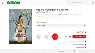 
                            2. Goa ou o Guardião da Aurora, Richard Zimler - Livro - WOOK