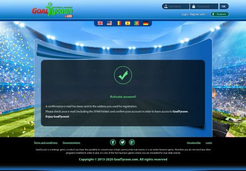
                            5. GoalTycoon Account Created Successfully!
