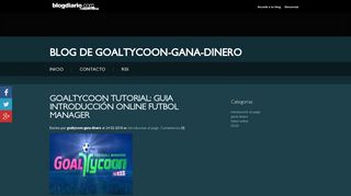 
                            9. GOALTYCOON TUTORIAL: GUIA INTRODUCCIÓN ONLINE FUTBOL ...