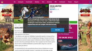 
                            6. Goalunited Fußballmanager kostenlos spielen auf Sat1Spiele