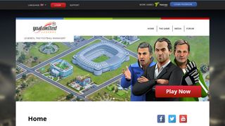 
                            4. goalunited - O jogo online de gestão de futebol! | Início