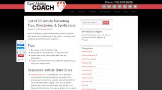 
                            2. GoArticles.com | Best Free Marketing Tips