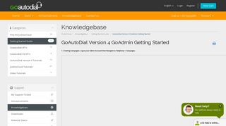 
                            6. GoAutoDial Version 4 GoAdmin Getting Started - Knowledgebase ...
