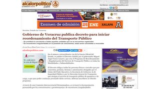
                            13. Gobierno de Veracruz publica decreto para iniciar reordenamiento ...
