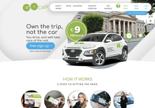 
                            10. GoCar - Irelands #1 Car Sharing Company