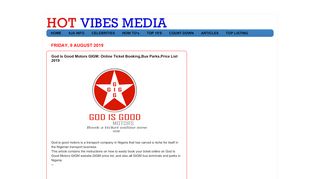 
                            5. God Is Good Motors GIGM: Online Ticket Booking,Bus Parks,Price List ...