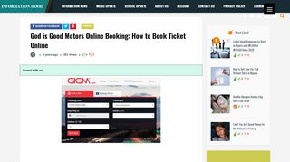 
                            12. God is Good Motors Online Booking: How to Book Ticket Online ...