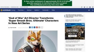 
                            12. 'God of War' Art Director Transforms 'Super Smash Bros. Ultimate ...