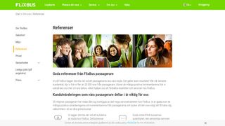 
                            11. Goda referenser hos → FlixBus