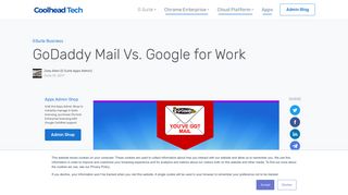 
                            12. GoDaddy Mail Vs. Google for Work - Coolhead Tech