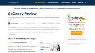 
                            13. GoDaddy Review: Fast Speed & Reliable Uptime, But... - Hosting Facts
