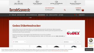
                            12. Godex | Etikettendrucker | Barcodedruck | Barcodescanner & Zubehör ...