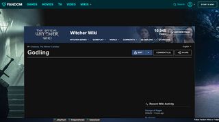 
                            6. Godling | Witcher Wiki | FANDOM powered by Wikia
