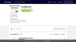 
                            6. GodMail.dk - Trustpilot