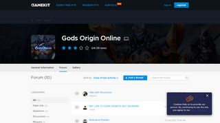 
                            13. Gods Origin Online - forum - Gamekit