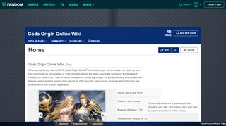 
                            10. Gods Origin Online Wiki | FANDOM powered by Wikia