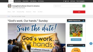 
                            13. “God's work. Our hands.” Sunday - Evangelical Lutheran Church in ...