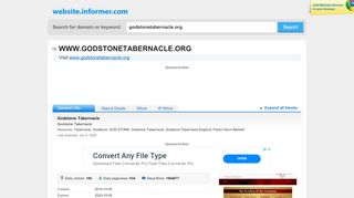 
                            4. godstonetabernacle.org at WI. Godstone Tabernacle - Website Informer