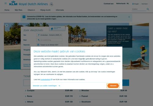 
                            5. Goedkope vliegtickets boeken en tickets vergelijken – KLM.com