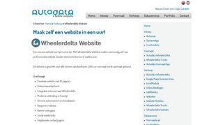 
                            6. Goedkope website voor uw autobedrijf? Wheelerdelta Website