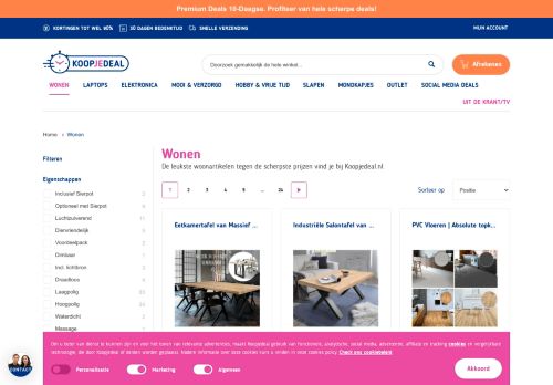 
                            13. Goedkope woonartikelen - De beste dagdeals | Koopjedeal.nl