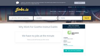 
                            11. Goethe-Institut Dublin - Jobs.ie