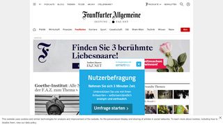 
                            10. Goethe-Institut: News der FAZ zum Sprachinstitut