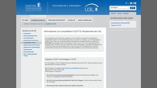 
                            3. Goethe-Universität — Lernplattform OLAT