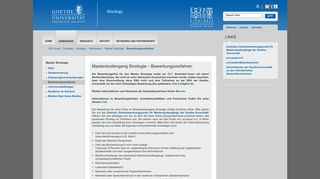 
                            10. Goethe-Universität — M.A. Sinologie - Bewerbungsverfahren