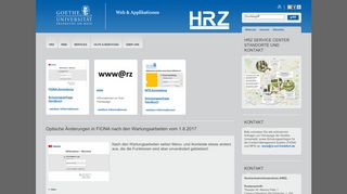 
                            9. Goethe-Universität — Web & Applikationen - Frankfurt am Main