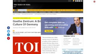 
                            11. Goethe Zentrum: A Bridge To The Culture Of Germany - Times of India