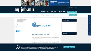 
                            12. goFLUENT Mauritius Ltd - MyJob