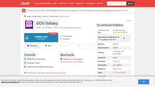 
                            9. GOG Galaxy Download – kostenlos – CHIP