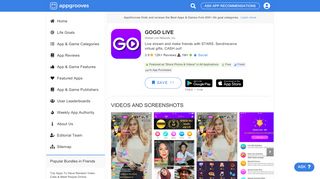 
                            13. GOGO LIVE - by Global Live Network, Inc. - Social Category - 4 ...