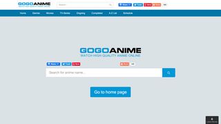 
                            3. GoGoAnime - Watch anime online, English anime online