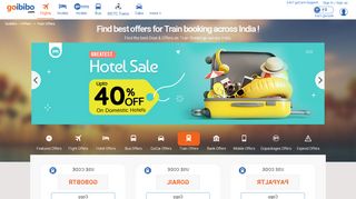 
                            2. Goibibo Train Ticket Booking Offers in May 2017, IRCTC Ticket ...