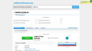 
                            7. goim.in at Website Informer. Visit Goim.