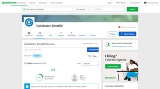 
                            11. GoIndustry-DoveBid Reviews | Glassdoor