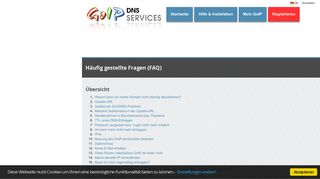 
                            2. GoIP.de Dynamic DNS | Dein Dynamic-DNS Service | Häufig gestellte ...