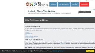 
                            11. GoIP.de Dynamic DNS | Dein Dynamic-DNS Service | Hilfe ...