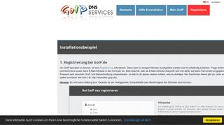 
                            6. GoIP.de Dynamic DNS | Dein Dynamic-DNS Service ...