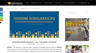 
                            5. GOKDOM Scholarships - Scholarships List, Eligiblity, Application ...