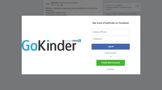 
                            4. GoKinder - GoKinder - aplikacija za poslovanje vrtića i... | Facebook