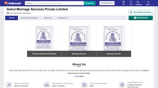 
                            9. Gokul Marriage Services Private Limited, Secunderabad - Service ...