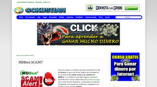 
                            12. Gokustian: MDBux SCAM!!