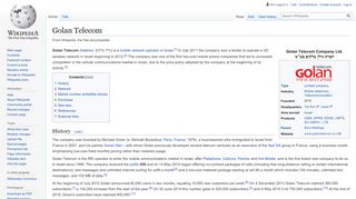 
                            6. Golan Telecom - Wikipedia